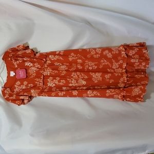 Isabel Maternity Women's Flutter Short Sleeve Dress